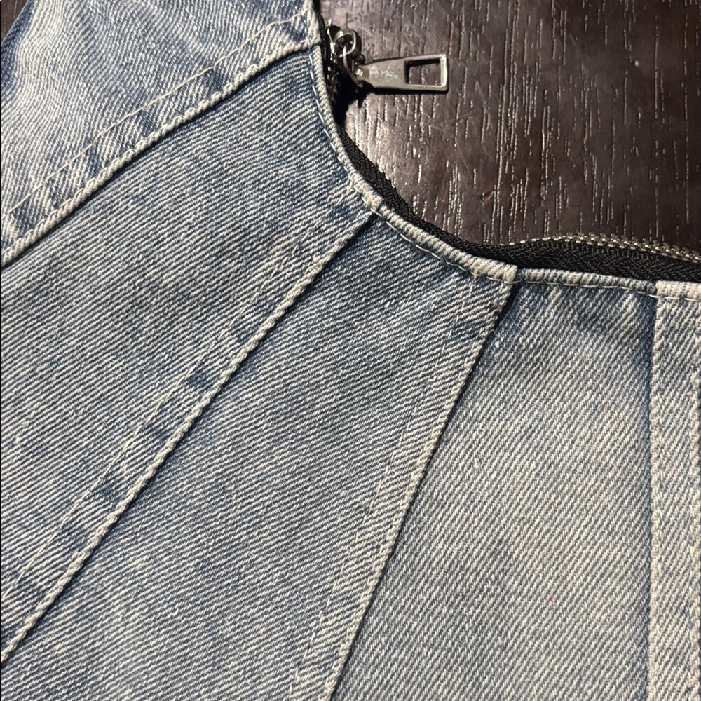 Denim Hobo Bag purse - Picture 6 of 10